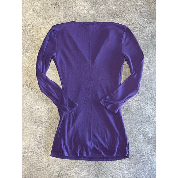 International Concepts Y2k Ribbed V Neck Long Sleeve - Picture 7 of 7